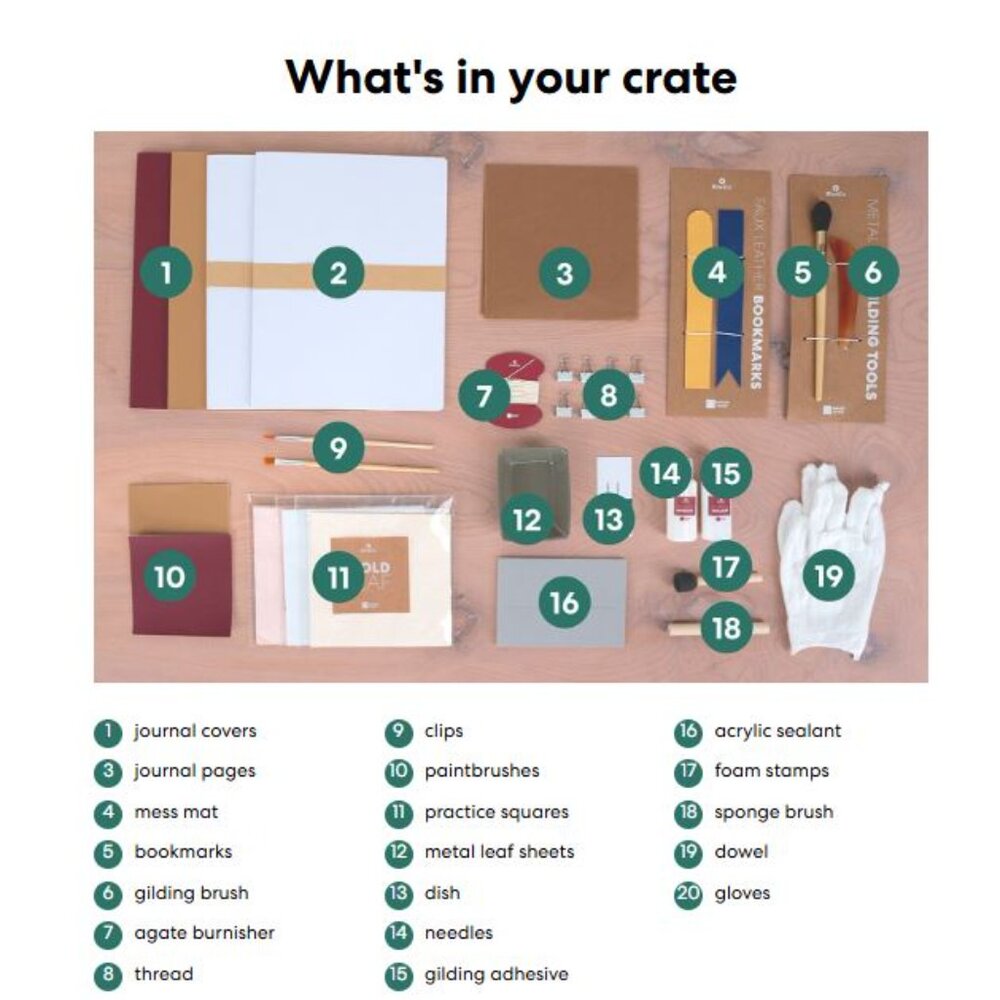 KiwiCo Gilded Journals Kids Arts and Crafts